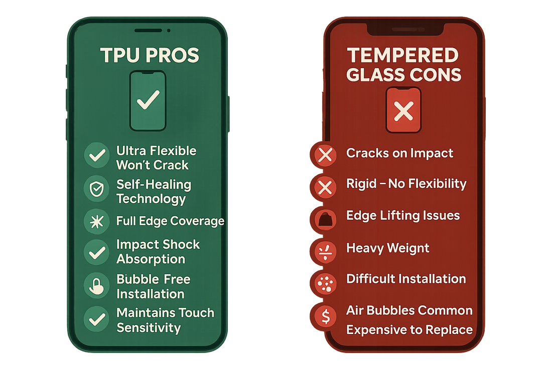 Thermoplastic Polyurethane (TPU) vs. Tempered Glass